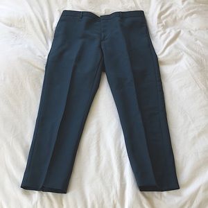 Prada blue/green dress slacks